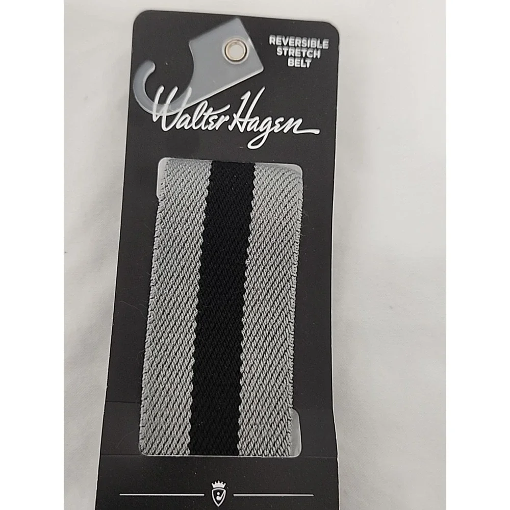 Walter Hagen Men's‎ Golf Reversible Belt Stretch Cut To Fit Up to Size 42